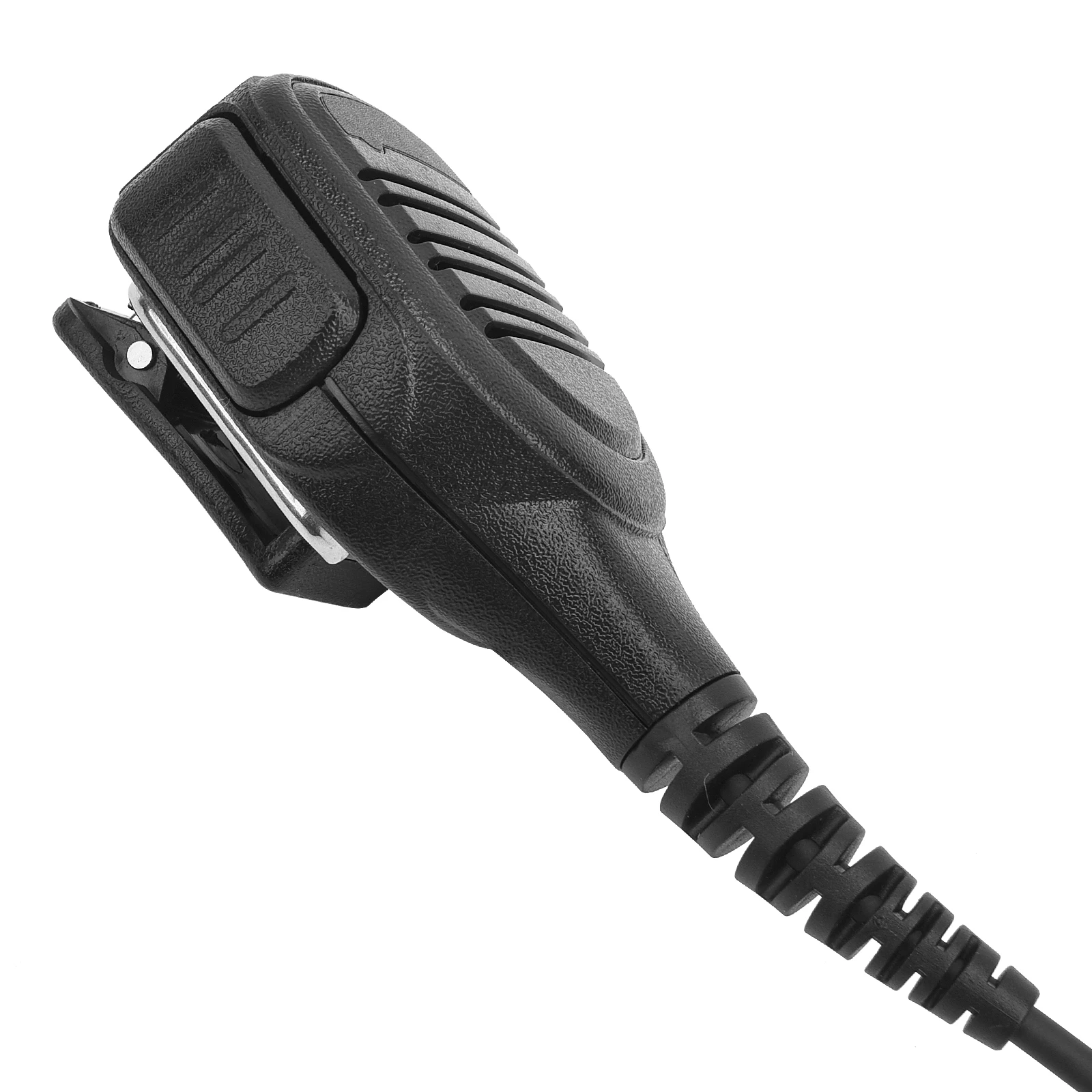 Microfono Con Altoparlante Portatile Per Motorola Walkie Talkie – Jack 3,5 Mm E Clip Da Cintura In Acciaio Per GP8