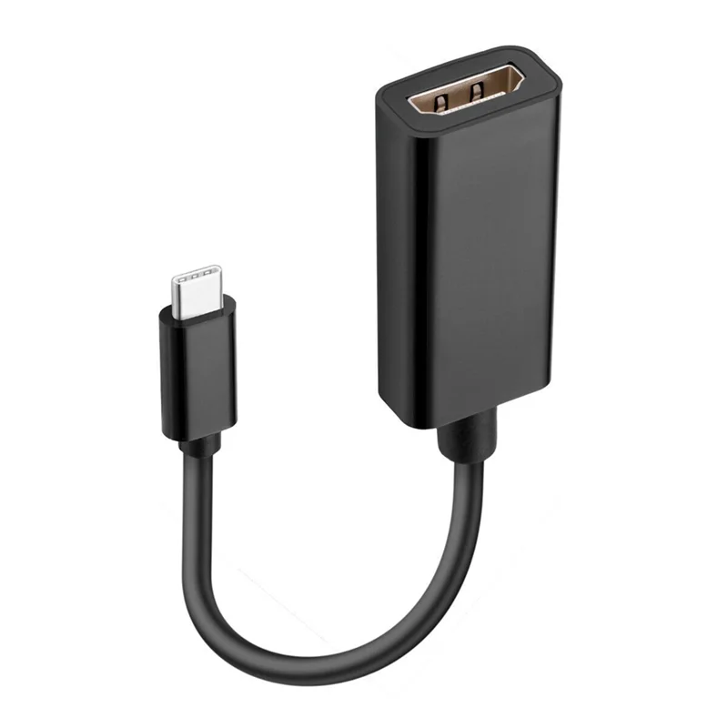 Type C to HDMI-Compatible USB C to HDMI-Compatible Video Cable Type-C to HD TV Display Adapter USB3.1 4K 60Hz Converter