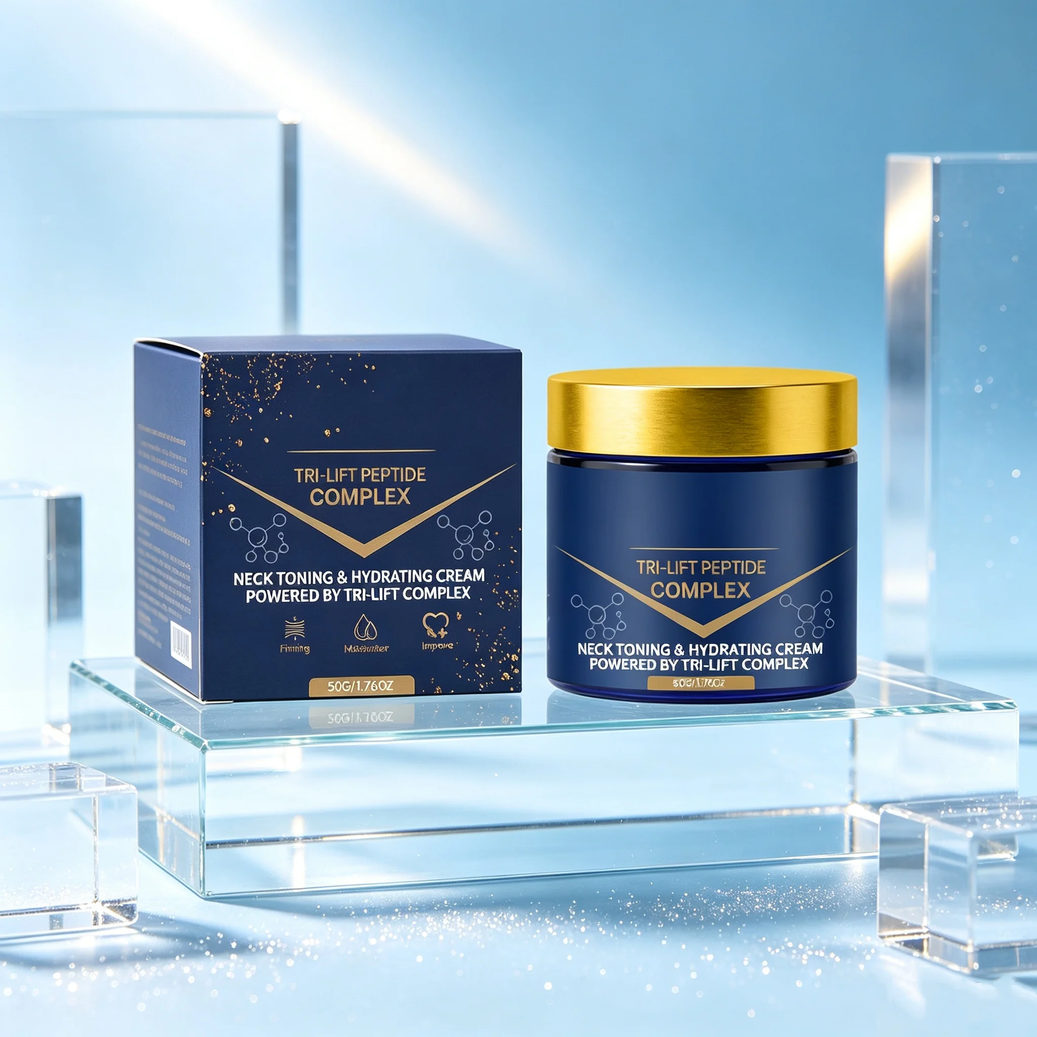 Neck Cream Moisturizing Lift Sagging Skin Firming Tightening Anti Wrink-Le Korean Collagen Double Chin Overnight Neck Firm Cream