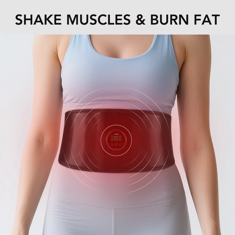 

EMS Muscle Stimulator Massage ABS Abdominal Trainer Belt Slimming Massager Unisex Body Belly Weight Loss Body Shaping Fitness
