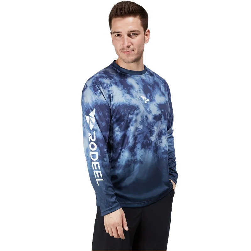 

2025 Men's Long Sleeve T-shirt Mountain Bike Off-Road Motorcycle Cycling Jersey MTB Clothes Camping Outdoor Fishing Tops