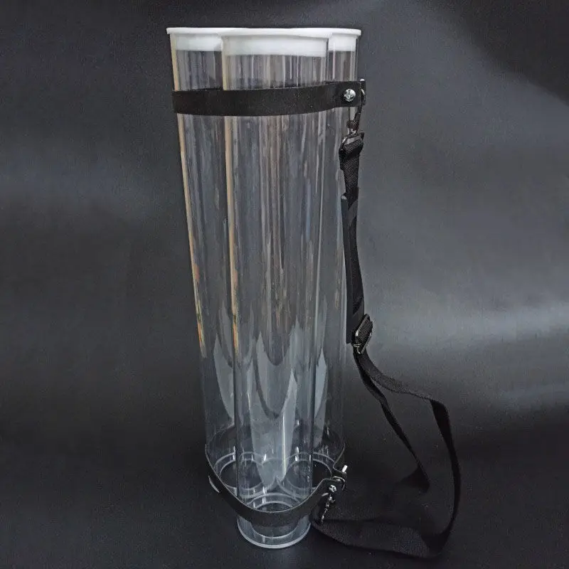 Badminton service machine, coach feeding service tube, multi-ball barrel, back type without dribbling