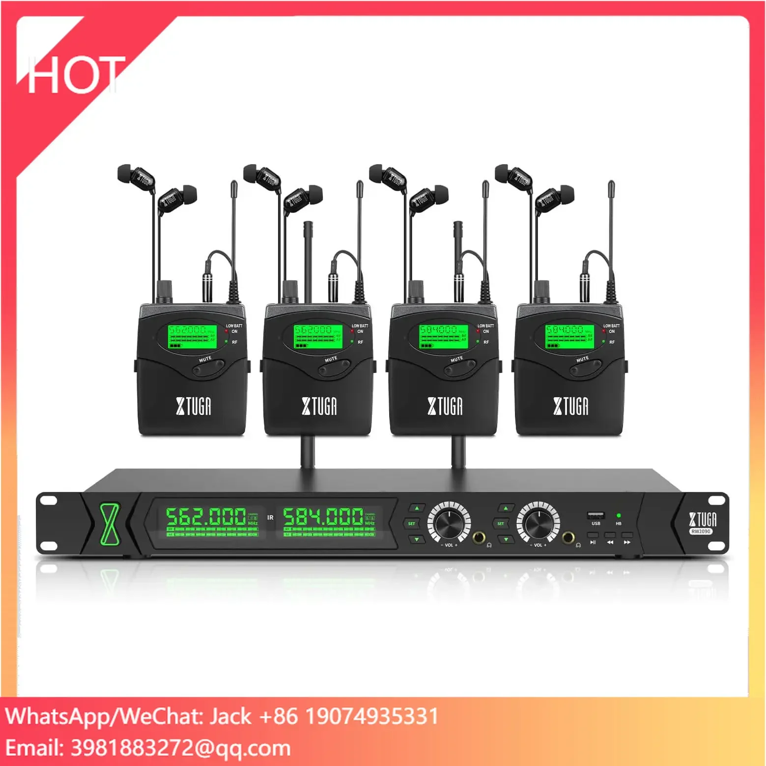 Prezzo di fabbrica XTUGA RW2090 Cina Microfono auricolare all'ingrosso economico nel sistema auricolare
