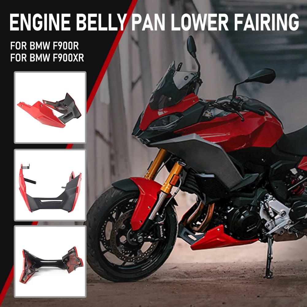 

Motorcycle Accessories Belly Pan Engine Chassis Spoiler Fairing Guard Cover Protector For BMW F900XR 2020-2024 F900R Bellypan