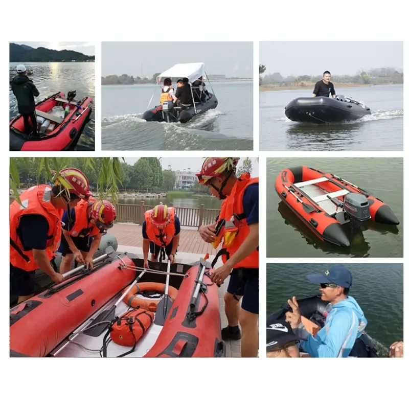 مصنع PVC نفخ مجداف قارب نفخ سباق زورق الرياضة #6