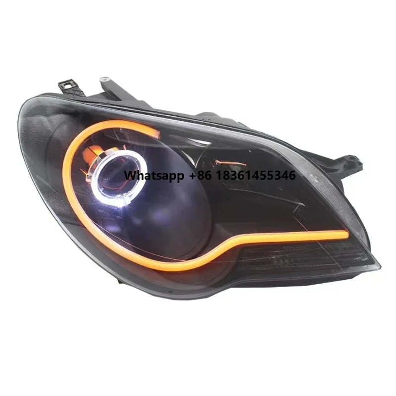 

For vw Bora 2008-12 LED Headlight assembly DRL daytime running light lamp Xenon angel eye Car accessories