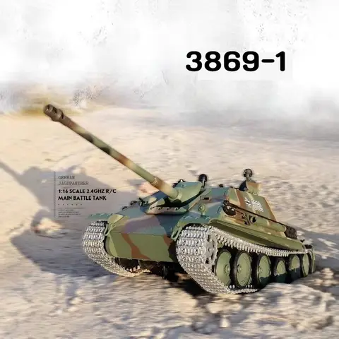 Heng Long 1/16 Scale RC Army Tank 7.0 Customized Stug III 3869 Metal Tracks Wheels Toucan Ready to Run Toys Model