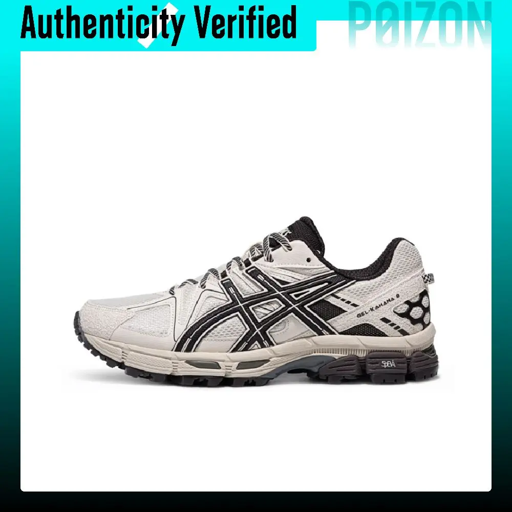 ASICS Gel Kahana 8 Running Shoes Unisex Low Top Ecru/Black 1203B133-203