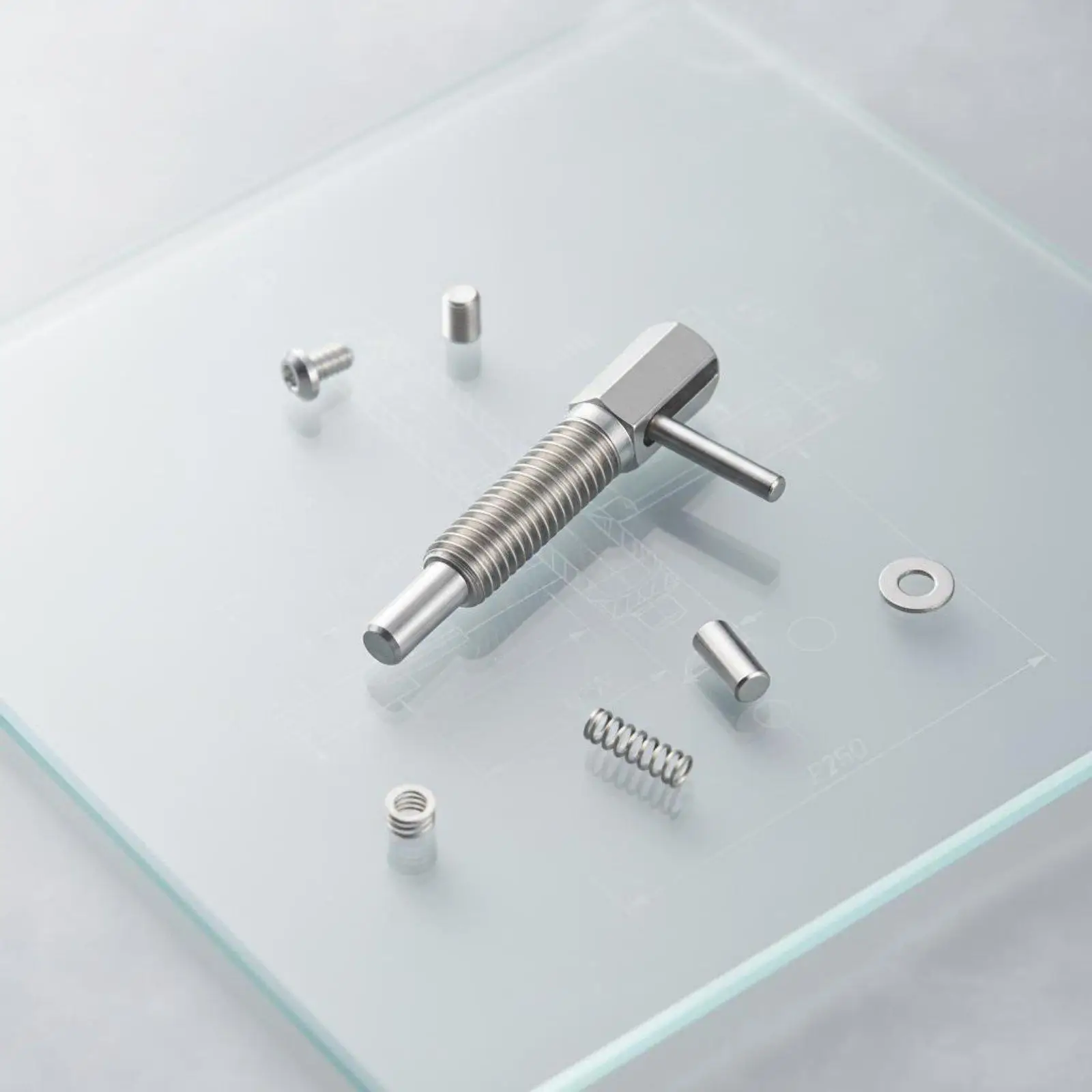 L-Handle Indexing Plunger Precision Machined L-Shaped Knob Plunger for Machinery