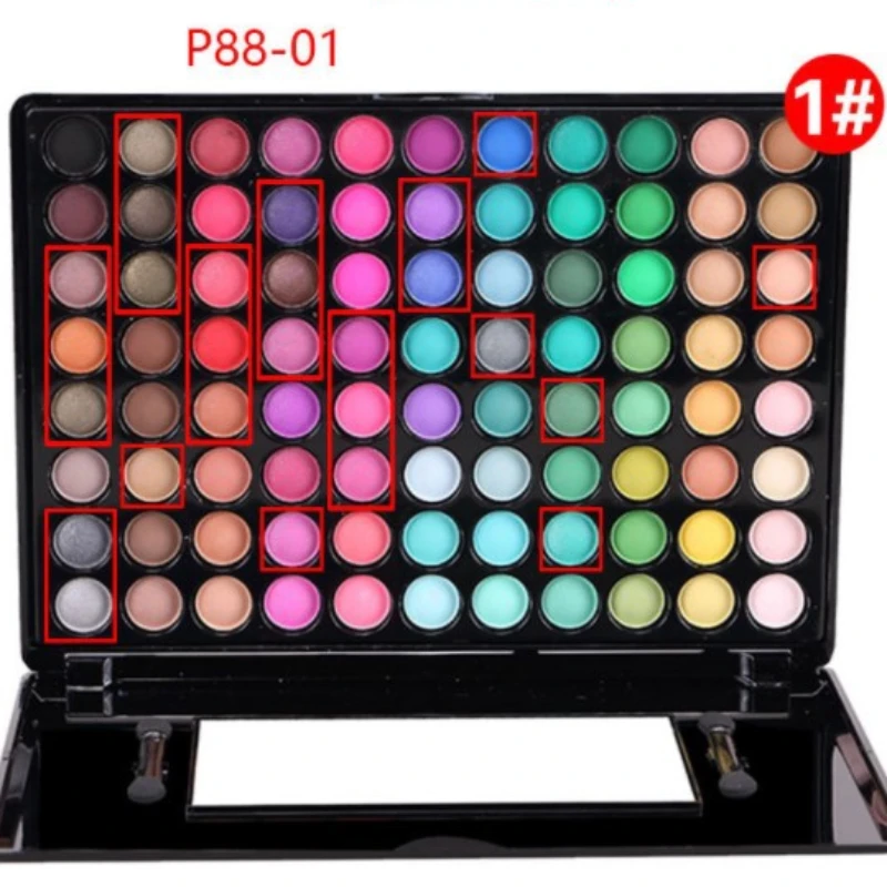 88 Color Eyeshadow Palette Makeup Shimmer Glitter Pigmented Matte Eyeshadow Nude Shimmer Glitter Eye shadow Pallete Makeup Set