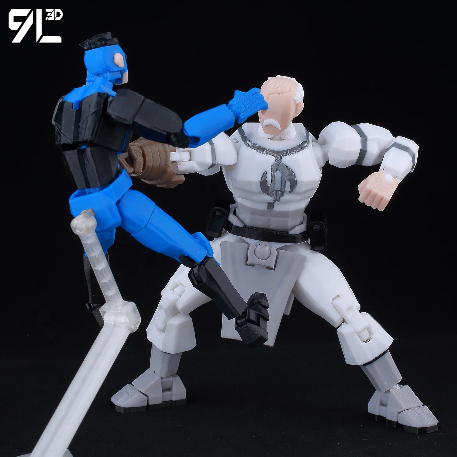 9L3D Titan Dummy13 3D-gedrucktes Spielzeug Conquer VS Invincible Sammlerstück Multi Jointed Actionfigur Superman Goku Dekompressionsspielzeug