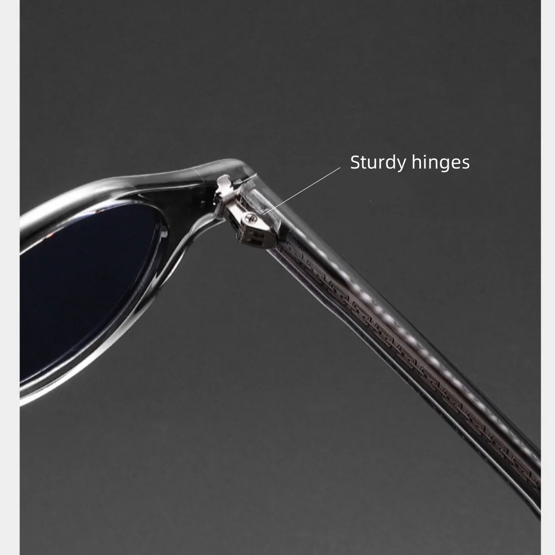 Unisex retro frame TR90 fashionable sunglasses with needle through arm high-end UV400 beach vacation decoration sun glass