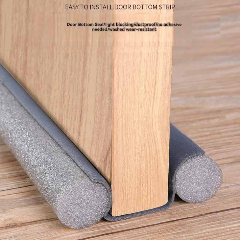 Seam Door Bottom Sealing Strip Sound Insulation Wind Strip Foam Tape Bedroom Door Gap Waterproof Sponge Strip