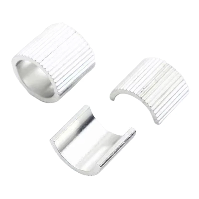 24pcs/set Aluminum Alloy Handlebar Gasket 22mm to 28mm Motorcycle Handlebar Mount Riser Clamp Conversion Shim Spacer