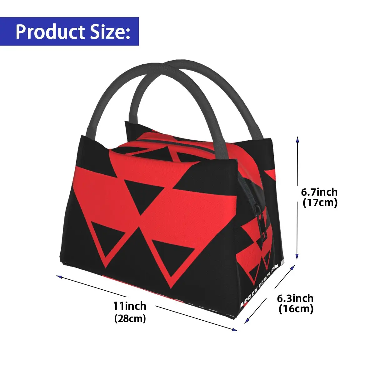 Massey Ferguson Logo Portable insulation bag for Cooler Thermal Food Office Pinic Container