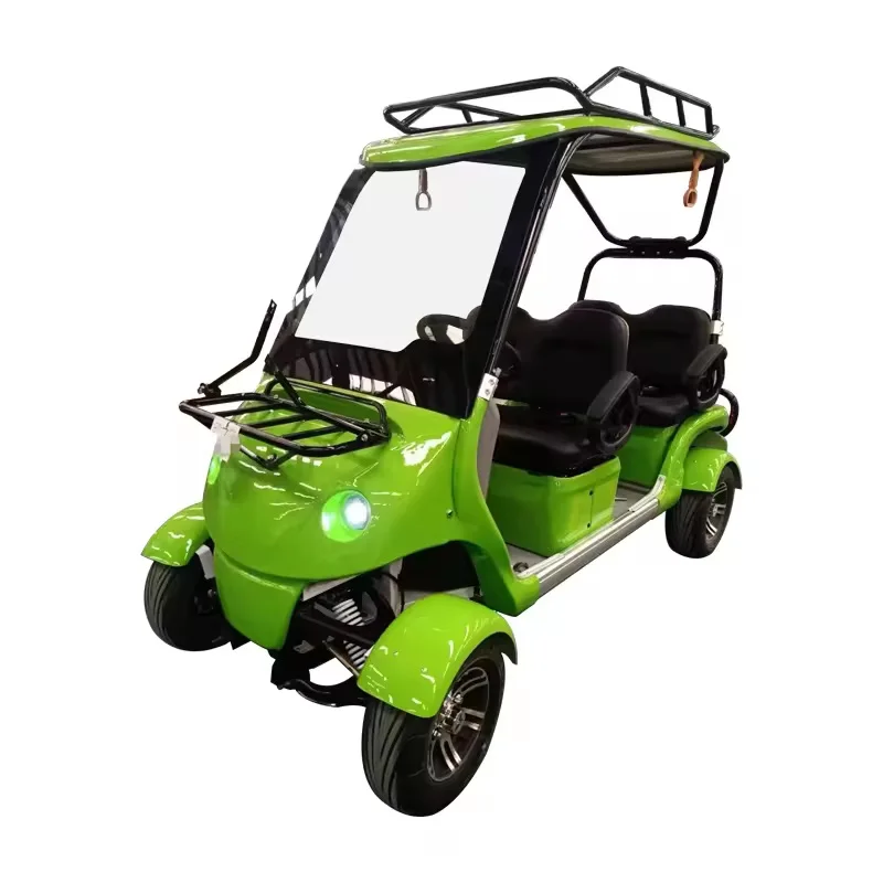 

2+2 4 Seater 4 Seats Mini Sightseeing Supply Economical Style Best Electric Golf Push Cart