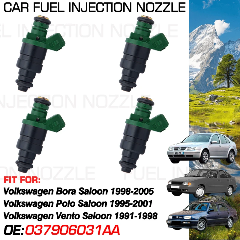 

037906031AA for Volkswagen Polo 6N VW Bora 1J 1998-2005 VW Vento Saloon 1991-1998 Accessorie Car Fuel Injectors Nozzle Injection