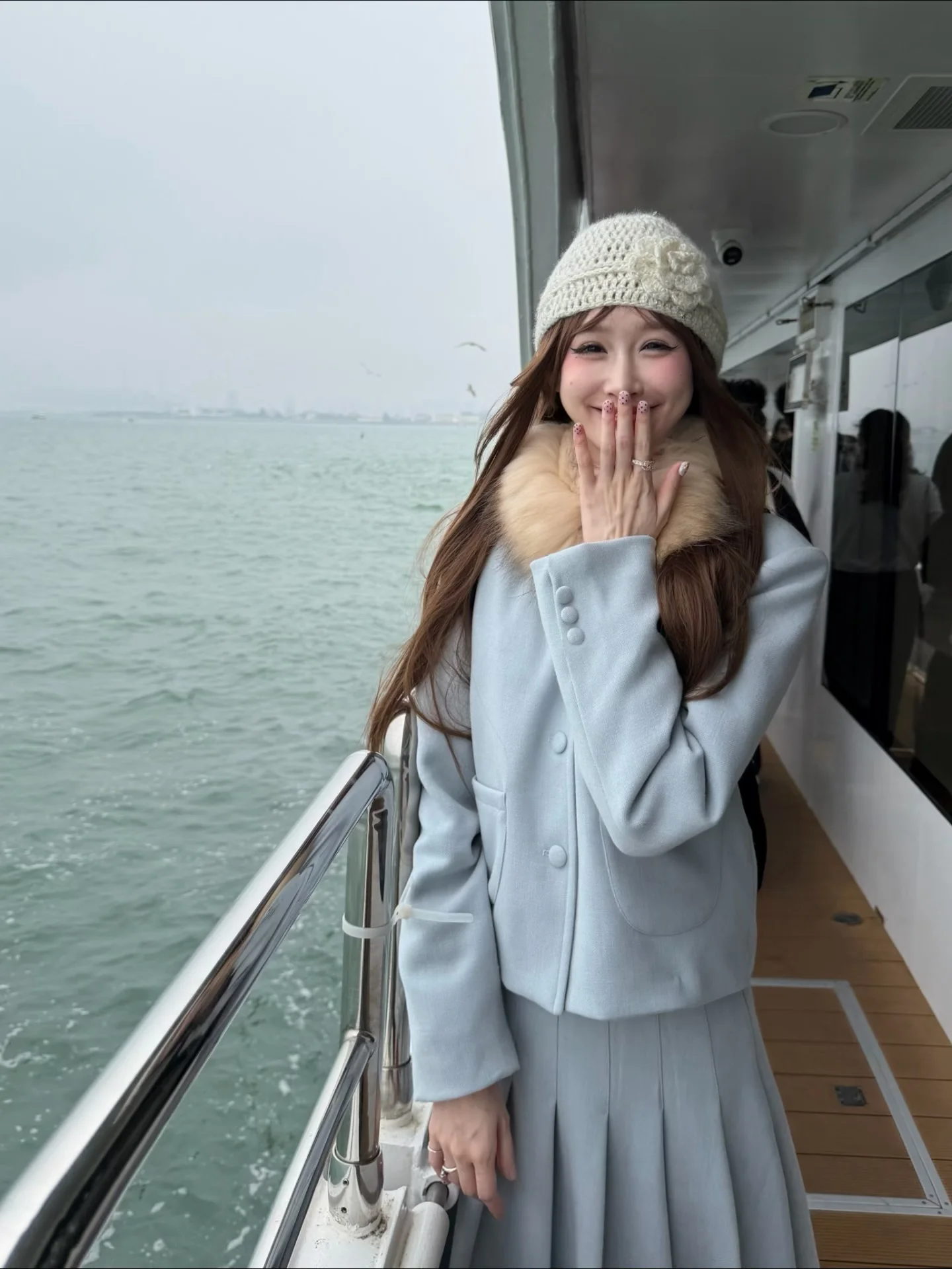 

Heyna Оригинальный зимний модный комплект с ду-пухом Jaet и юбкой, теплое и сливное длинное пальто миди для женщин