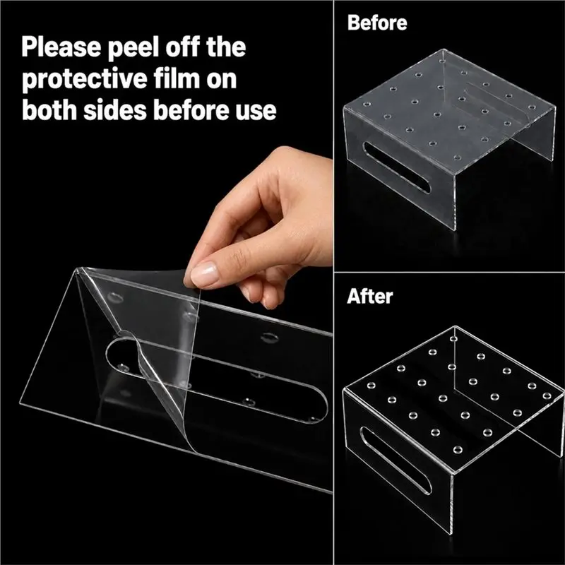 ABYN-20 Hole Push For Cake Stand With 24 Clear Push-Up Cake For For Desserts And Treats