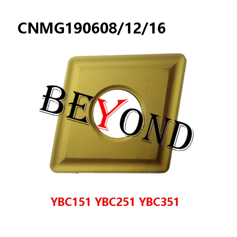 100% оригинал CNMG190616 YBC251 CNMG190608 YBC351 CNMG190612 YBC151 Карбидные вставки для обработки стали CNMG 190608 190612 190616