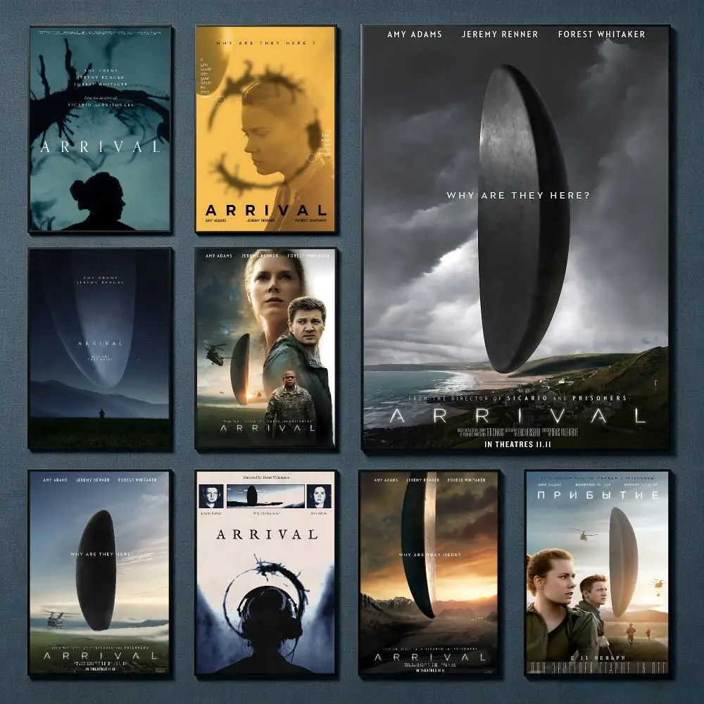 Science fiction movie Arrival HD Canvas Art Print Wall Decor for Bars Coffee Shops Clubs Rooms