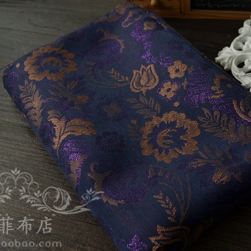 Jacquard Fabric Thin Traditional Hanfu Graduated Clothing Designer Diy Sewing Handmade Material By The Meter Cloth