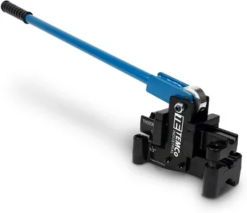 Natal.TEMCo TH3030 Dobrador offset de conduíte de tamanho duplo 2 em 1 - EMT de 1⁄2 “e 3⁄4”