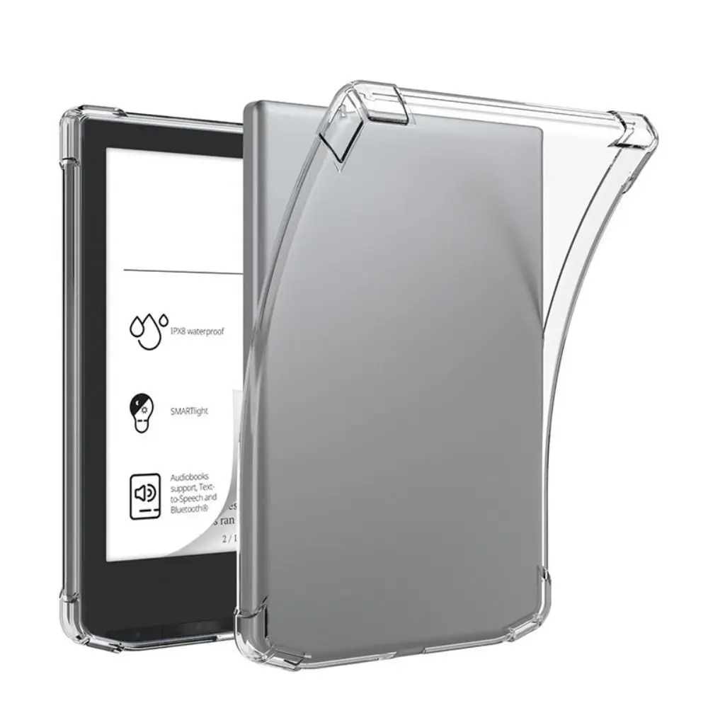 Transparent eReader Case Shockproof Back Cover for PocketBook 616/617/618/628/632/633/629/634/700/InkPad 4//InkPad Color 2/3