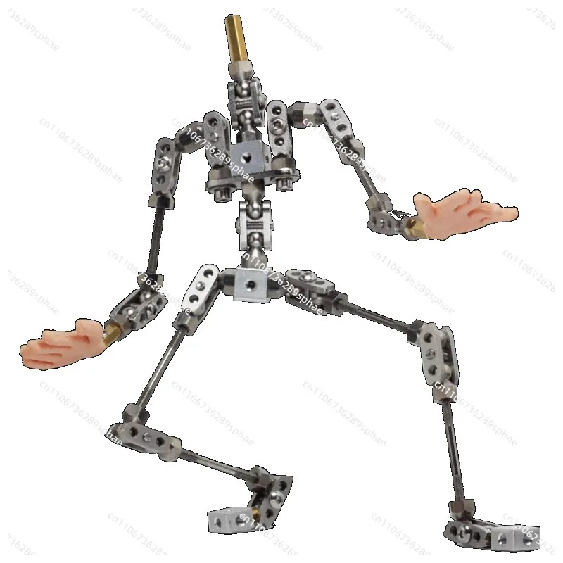 Upgraded Pro3.0 Stop Motion Armature, Stainless Steel Wear-resistant Flexible Puppet Skeleton, Hands Not Included