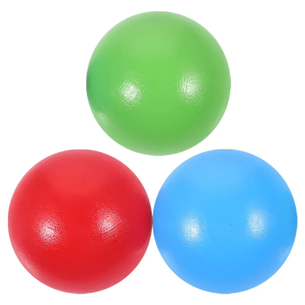 

3Pcs Natural Wood Croquet Balls for Children Outdoor Backyard Lawn Game Family Sports Activity Lawn Game Backyard Croquet Balls