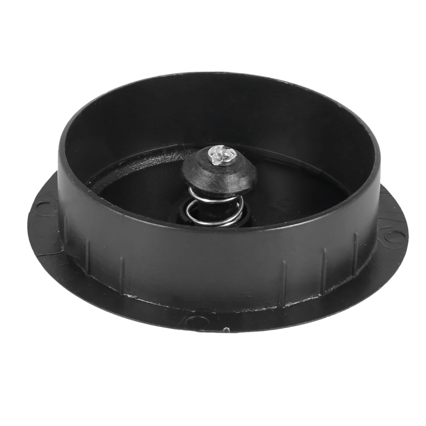 Couvercles de trou de câble ronds en plastique pour ordinateur, noir, diamètre 70mm, 5 pièces