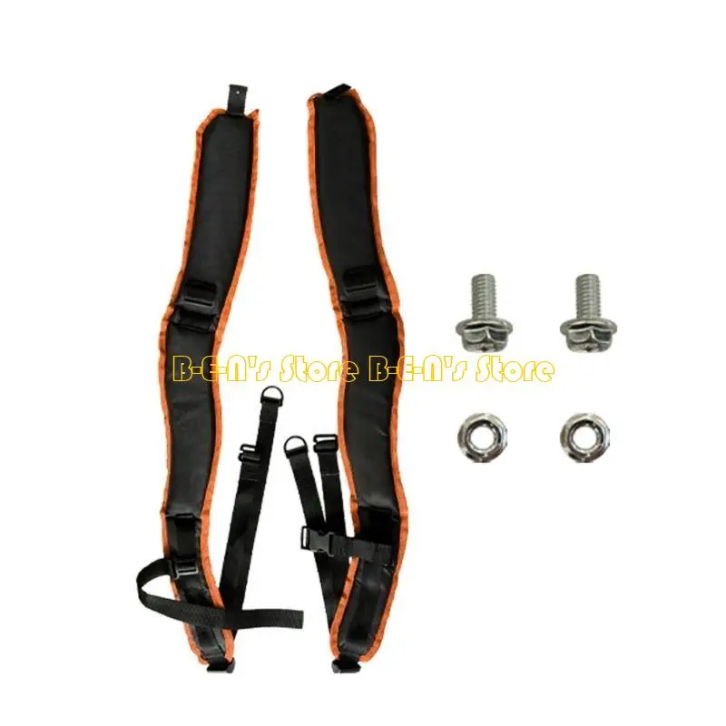 y1ad طول حزام الكتف قابل للتعديل ل Br800/br800x حقيبة الظهر bower blower استبدال حزام تسخير يعزز الاستقرار