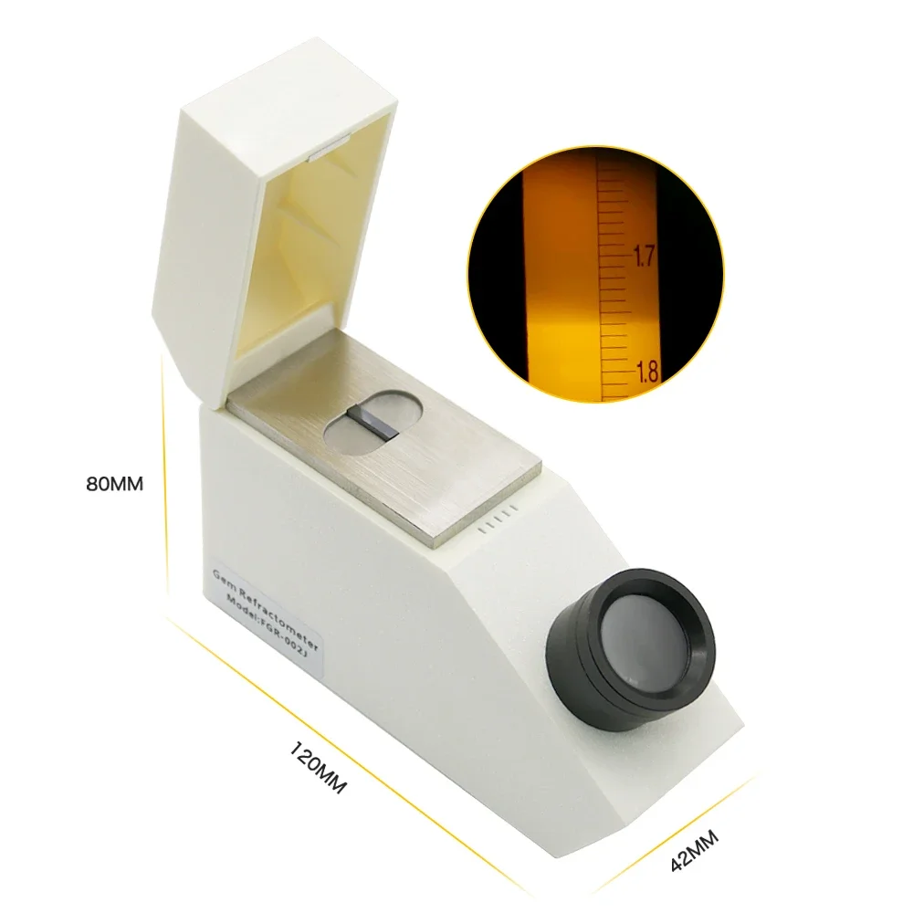 Hot salesHot salesFable Jewelry And Gem Refractometer With Testing Rang Of 1.35 - 1.85 With CZ Testing Prism