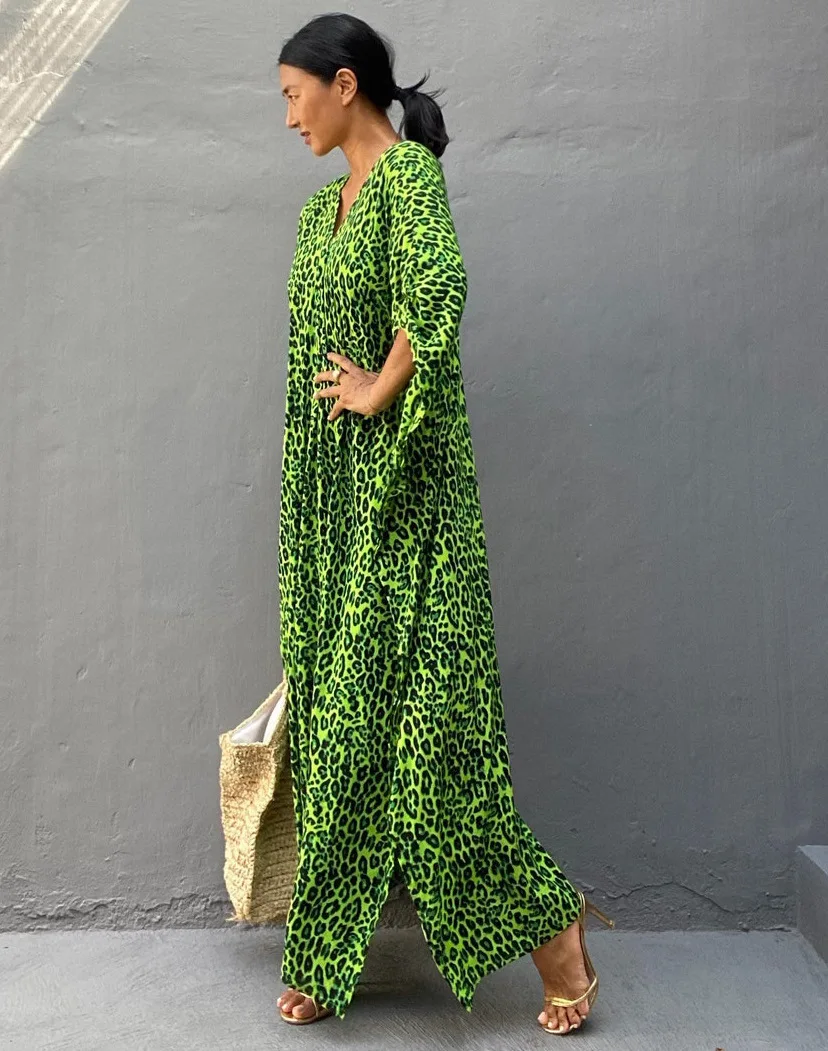 ชุดคลุมชายหาดฤดูร้อนสำหรับผู้หญิง - ชุดเดรสชายหาดทรงหลวมสำหรับใส่ไปรีสอร์ท เหมาะสำหรับใส่กับชุดบิกินี่และชุดว่ายน้ำ