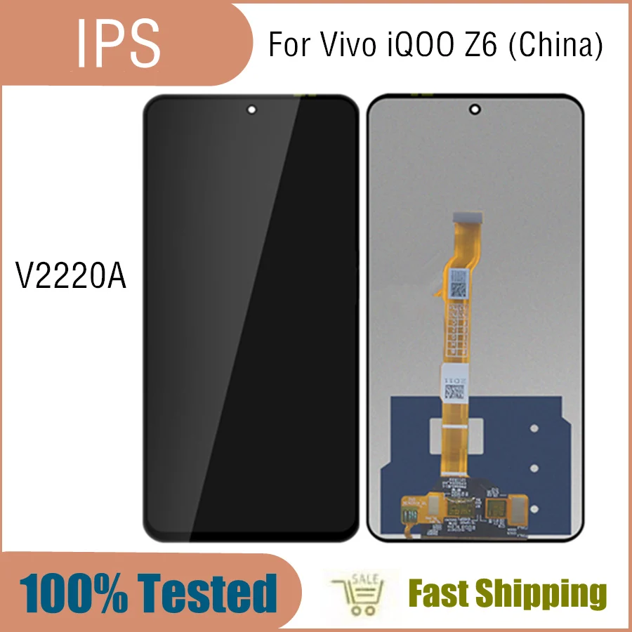 

6.58" LCD For Vivo iQOO Z6 V2220A LCD Display Touch Screen Digitizer Assembly For Vivo iQOOZ6 LCD Repair Parts