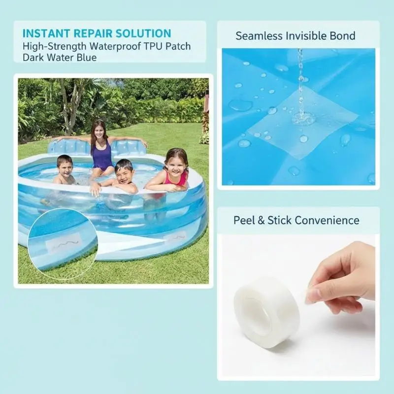 Waterproof Repair Tape Easy to Use Strong Adhesion 1Pcs Leak Proof for Inflatable SUP Boards Camping Gear