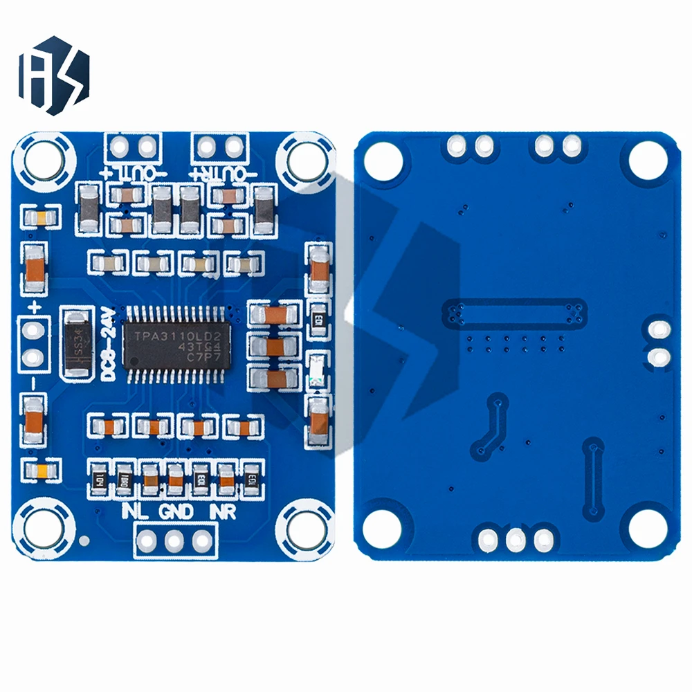 DC DC12V-24V 2X15W Digital Audio Power Stereo Amplifier Module Board TPA3110 12V Class D Power AMP Board 2.0 channel