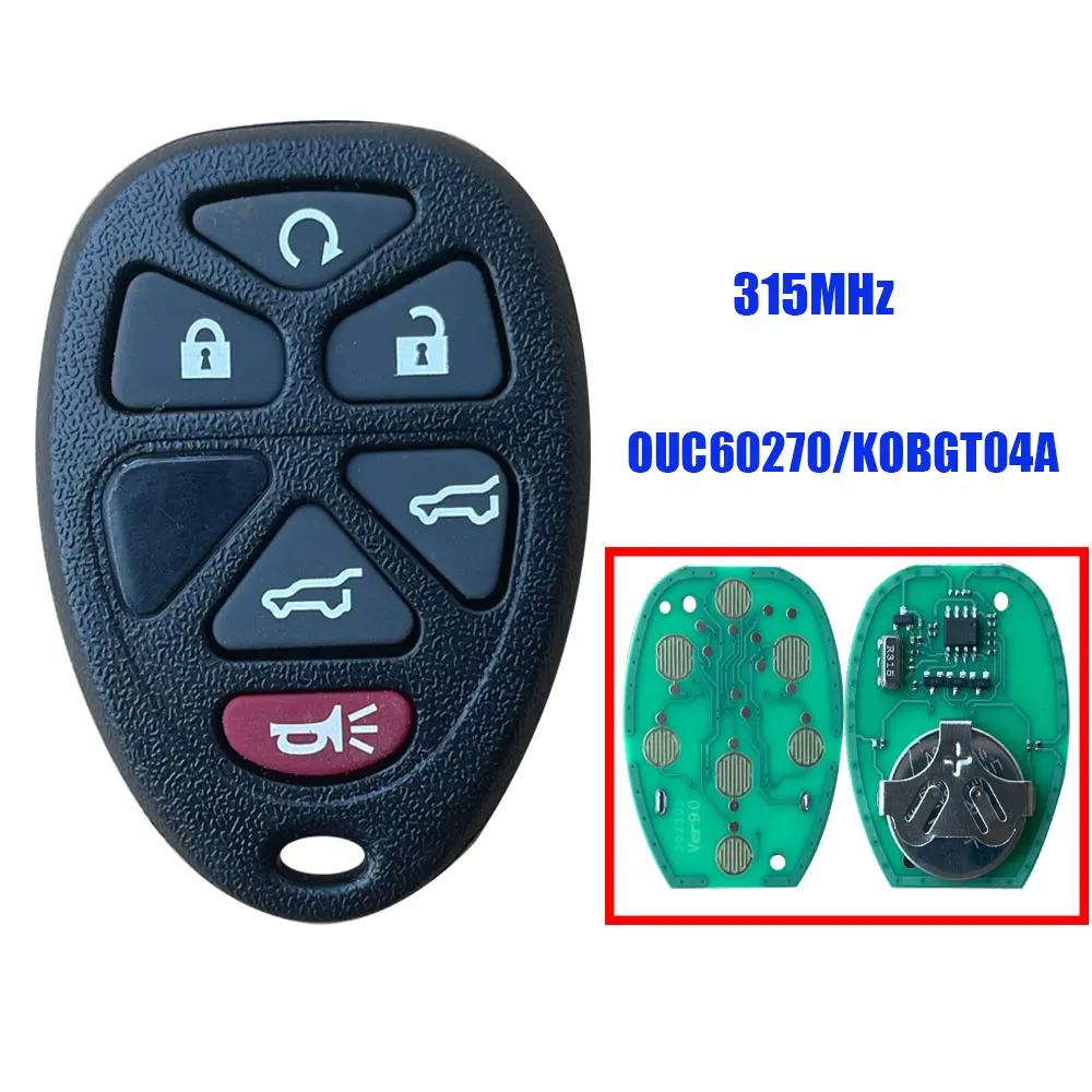 New Keyless Entry Remote Key Fob For Chevrolet Tahoe Traverse GC Yukon 2007 2008 2009 2010 2011 2012 2013 2014 15913427 Car key