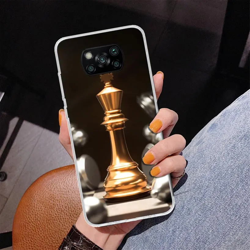 Competitive Chess Game Phone Case For Xiaomi Poco X3 Pro X5 X4 Nfc M5S M3 M4 F5 F4 F3 F2 F1 GT Mi Note 10 Lite Cover Shell