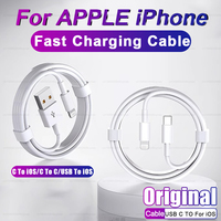 Original 35W USB Cable For Apple iPhone 16 15 14 13 12 11 Pro Max Plus Fast Charging C TO iOS & C To C Cable Charger Accessories