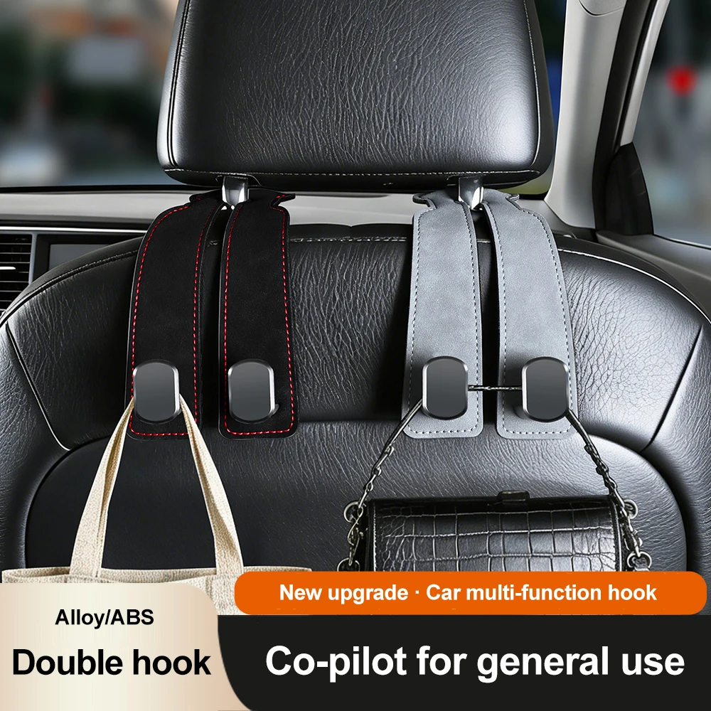 Auto-Kopfstützenhaken für Taschen, Sitzrücken-Organizer, Halterclips, Auto-Befestigungshaken, Handyhalter, Auto-Aufbewahrungshaken – Detail 1