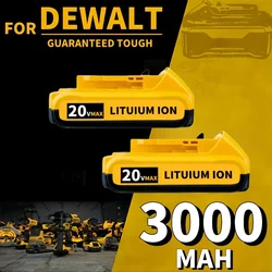 for 3.0Ah Dewalt DCB200 Li-ion Rechargeable Power Tool Battery，for 20V Dewalt DCB203 DCB181 DCB180 DCB200 DCB201 DCB201-2 L50