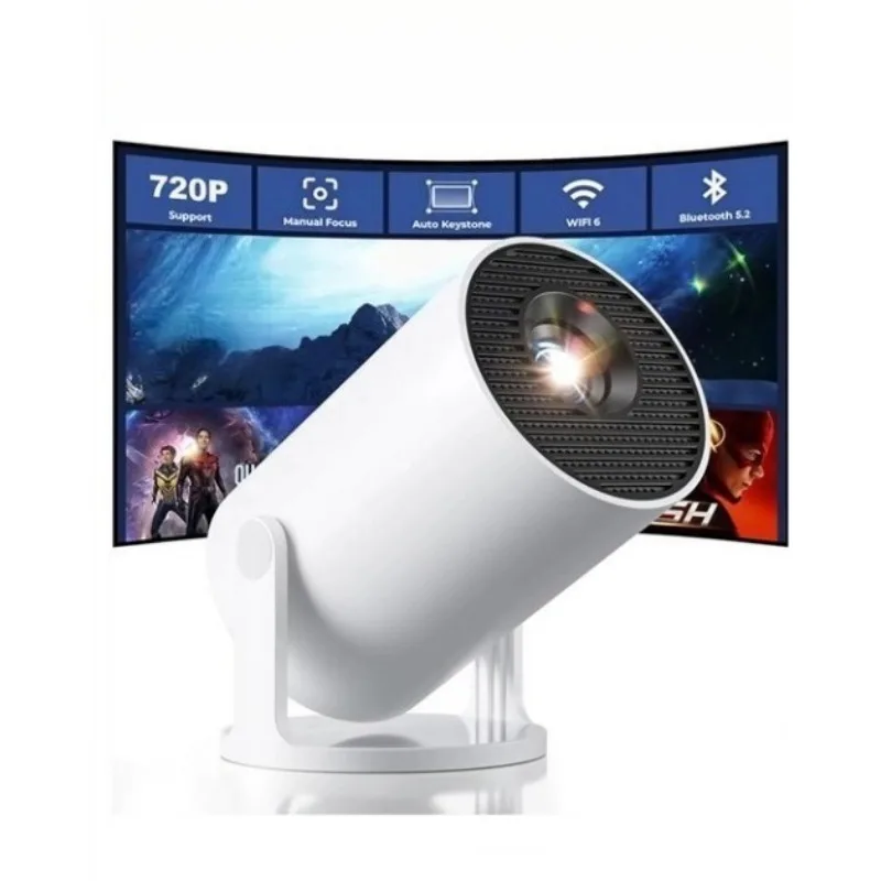 300Pro Portable Smart Projector, Android 11 System, Bluetooth Support, 4K HD High Definition Home Cinema Projector