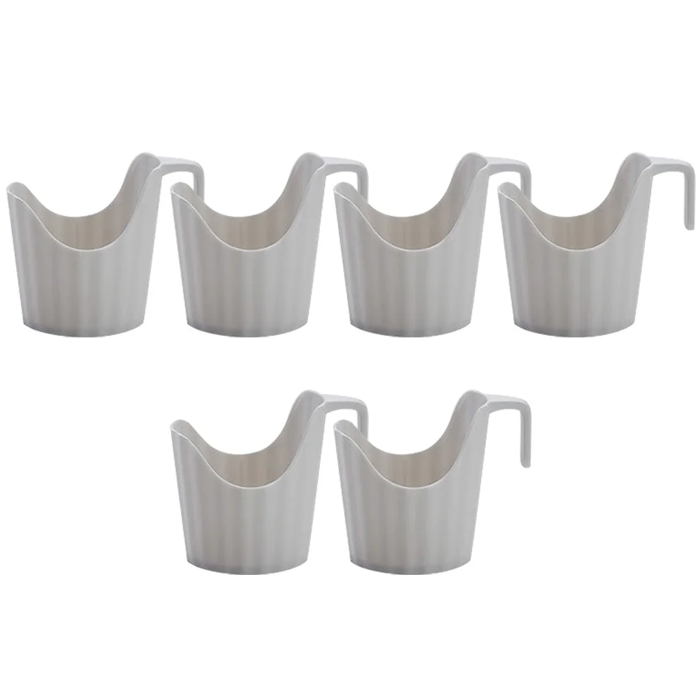 Manchon porte-gobelet isolé, ensemble de boissons Anti-brûlure, tasse en papier plastique pour café, 6 pièces