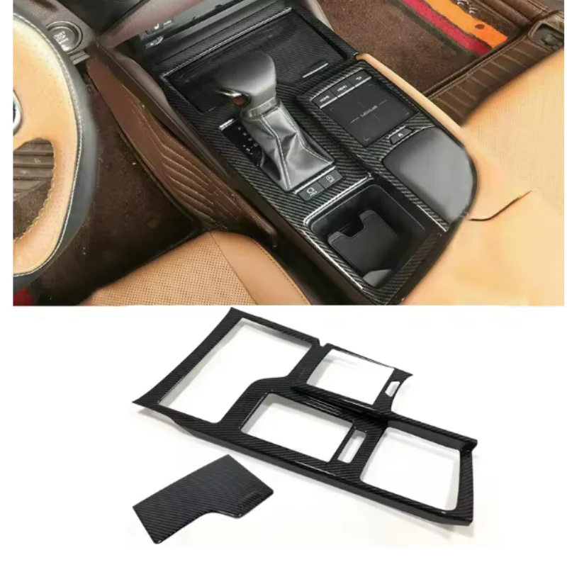

For Lexus ES 200 260 300h 2018-2022 ABS Chrome Gear Shift Panel water cup holder decorative Trim Frame Cover