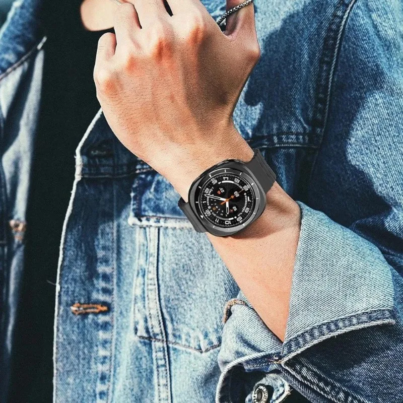 Screen Protector Shell for Samsung Galaxy Watch 8 40mm / 44mm Soft TPU Face Cover All-Around Protective Bumper