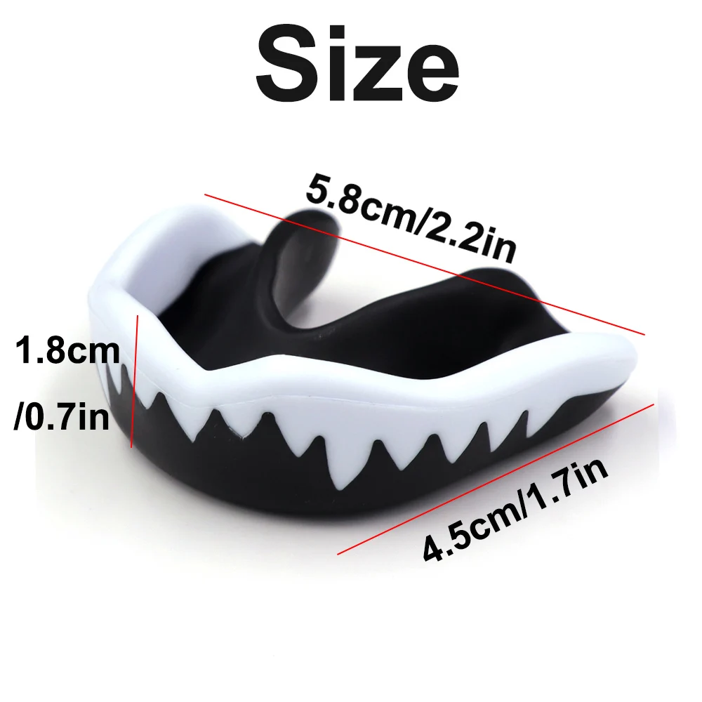 Mouth Guard for Boxing, MMA and Wrestling, Slim Sports Gum Shield for Football Rugby, Teeth Protection