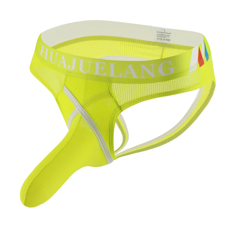 

Men's Sexy Elephant Nose Briefs Gay Male Translucent Hollow Back Lingerie Briefs Ice Silk Seamless U Bulge Naughty Underwear