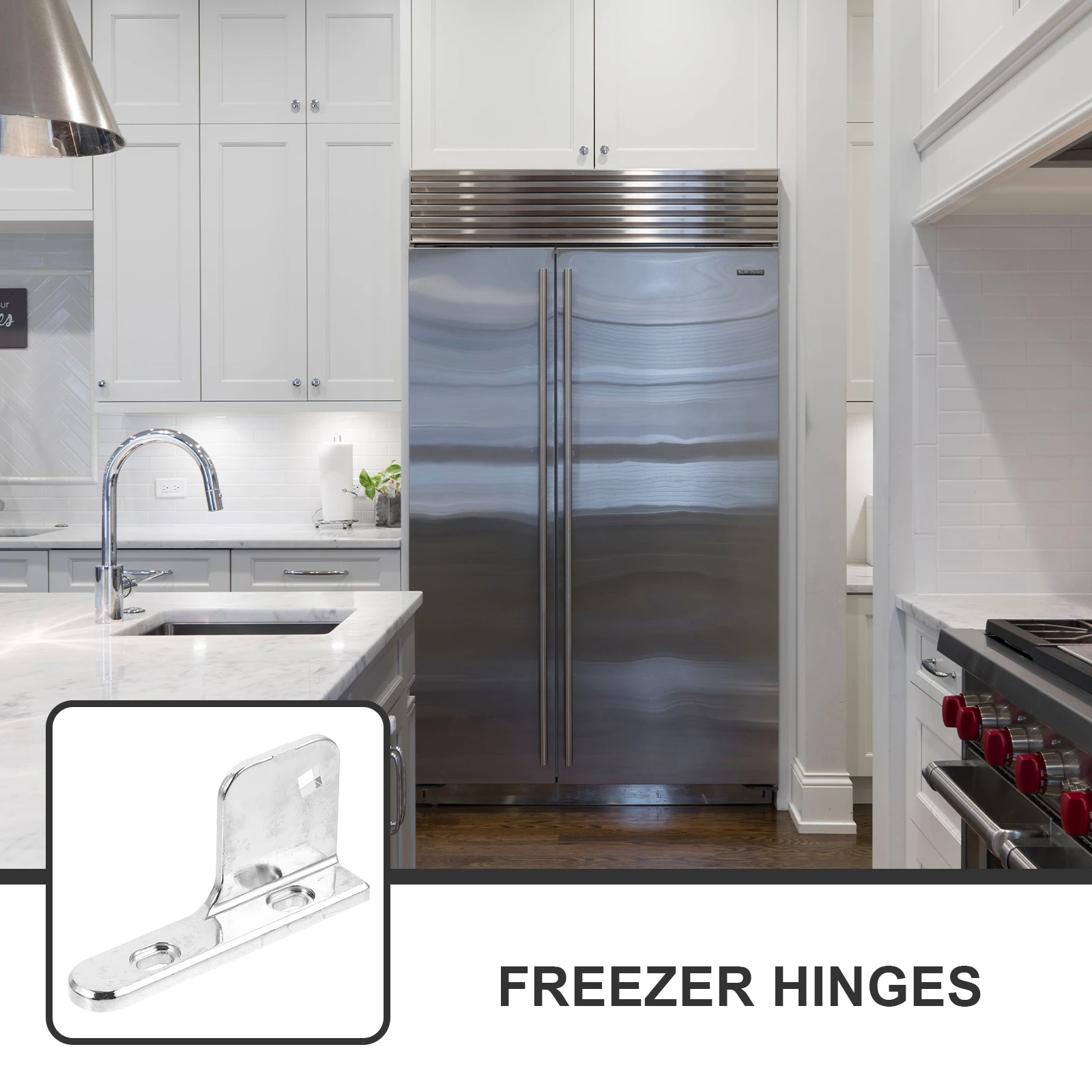 

Freezer Door Hinges Replaceable Accessories Professional Fridge Silver Household Refrigerator Small