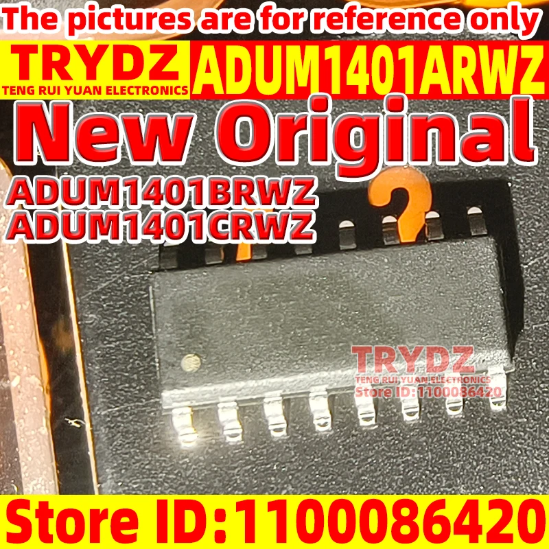 5-1pcs Original New ADUM1401ARWZ ADUM1401BRWZ ADUM1401CRWZ SOP16 Four channel digital isolator